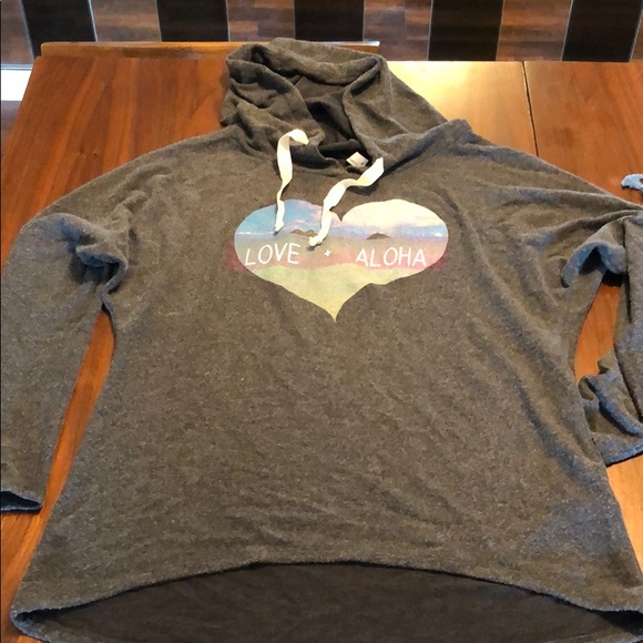 techstyles Tops - Hawaiian sweatshirt techstyles Tops - Hawaiian sweatshirt
